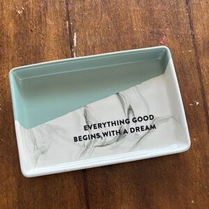 Demdaco Decorative Ceramic Tray